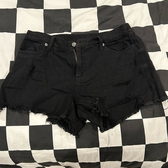 aerie Pants - NWT Aerie Black Jean Shorts